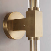 JC Prismatic Glass Linear Wall Sconce