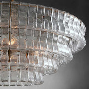 JC Ghiaccio Round Chandelier 36"