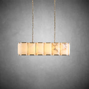 Harlew Calcite Rectangular Chandelier 42"