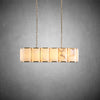 Harlew Calcite Rectangular Chandelier 42"