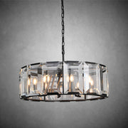 JC Hartley Crystal Round Chandelier 31"