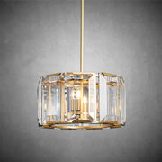 JC Hartley Crystal Round Chandelier 19"