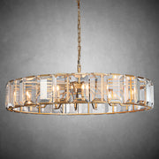 JC Hartley Crystal Round Chandelier 43"