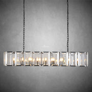 JC Hartley Crystal Rectangular Chandelier 62"