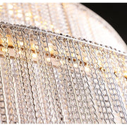 Alisa Luxury Aluminum Chain Tassel Ring Multilayer Chandelier - jchandelier