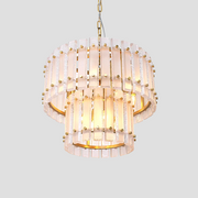 Bethel 2-Tier Glass Chandelier for All Rooms 23"