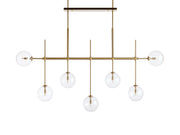 JC Roscoe Linear Chandelier 60" 72"