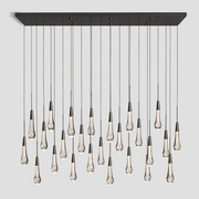 Soltaire Linear Chandelier 37'' 50''  70''W