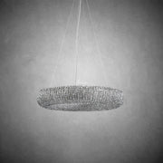 JC Halo Crystal Round Chandelier 32", 41", 60"