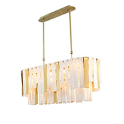 JC Leslie 3-Tier Rectangular Chandelier