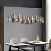 JC Flora Crystal Linear Chandelier L55"