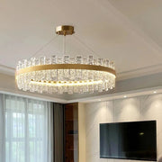 JC Flake Modern style Round crystal chandelier