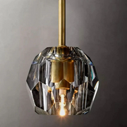 JC Seaver Crystal Kitchen Island Pendant Light Rod