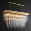 JC Cascada Rectangular Chandelier 54"