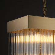 JC Cascada Rectangular Chandelier 54"