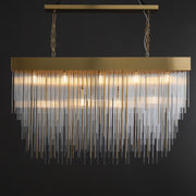 JC Cascada Rectangular Chandelier 54"