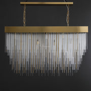 JC Cascada Rectangular Chandelier 54"