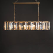 JC Aubrey  Crystal Rectangular Chandelier 42", 54"