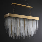 JC Cascada Rectangular Chandelier 54"