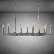 Thaddeas Forged Linear Chandelier 54" 72" 96"