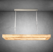 Rivaga Rectangular Calcite Chandelier 54"72"