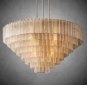 Sirena Clear Round Chandelier 52"