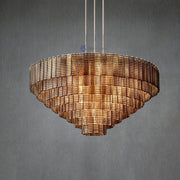 Sirena Smoke Round Chandelier 52"