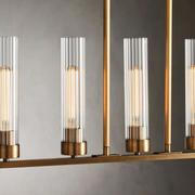 Fiora Modern Glass Linear Chandelier