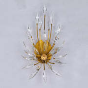 JC Lily Starburst Crystal Sputnik Wall Sconce