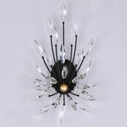 JC Lily Starburst Crystal Sputnik Wall Sconce