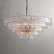 JC Ghiaccio Round Chandelier 36", 48"