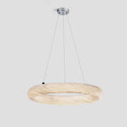 Alabaster Round Ring Living Room Chandelier