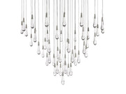 Soltaire Round Chandelier 58"W