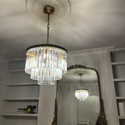 JC French Classicm Series K9 Crystal Round / Linear Chandelier