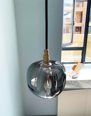 Bedroom Pendant Lighting Smoke Grey Clear Color