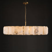 JC Aubrey Calcite Round Chandelier 60"