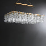 JC Margerie Modern Rectangular Chandelier 60"