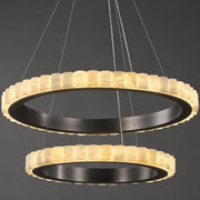 Avalon Alabaster Modern Led Chandelier