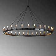 JC Caminare Vintage Filament Round Chandelier