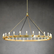 JC Caminare Vintage Filament Round Chandelier