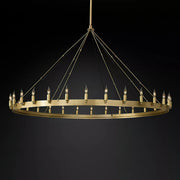 JC Caminare Vintage Candelabra Round Chandelier