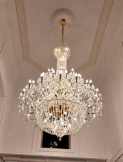 JC Extra Large European-style Multi-layers Candle Luxury Crystal Chandelier