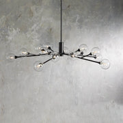 Apollo Modern Glass Ball Round Chandelier