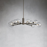 Apollo Modern Glass Ball Round Chandelier