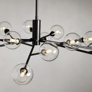 Apollo Modern Glass Ball Round Chandelier