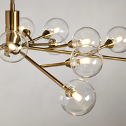 Apollo Modern Glass Ball Round Chandelier