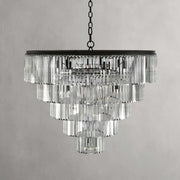 Gideon Crystal Tiered Round Chandelier