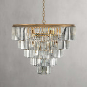 Gideon Crystal Tiered Round Chandelier