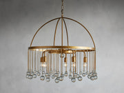 Crystal Ball Amara Round Chandelier 5 Light / 8 Light