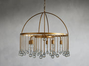 Crystal Ball Amara Round Chandelier 5 Light / 8 Light